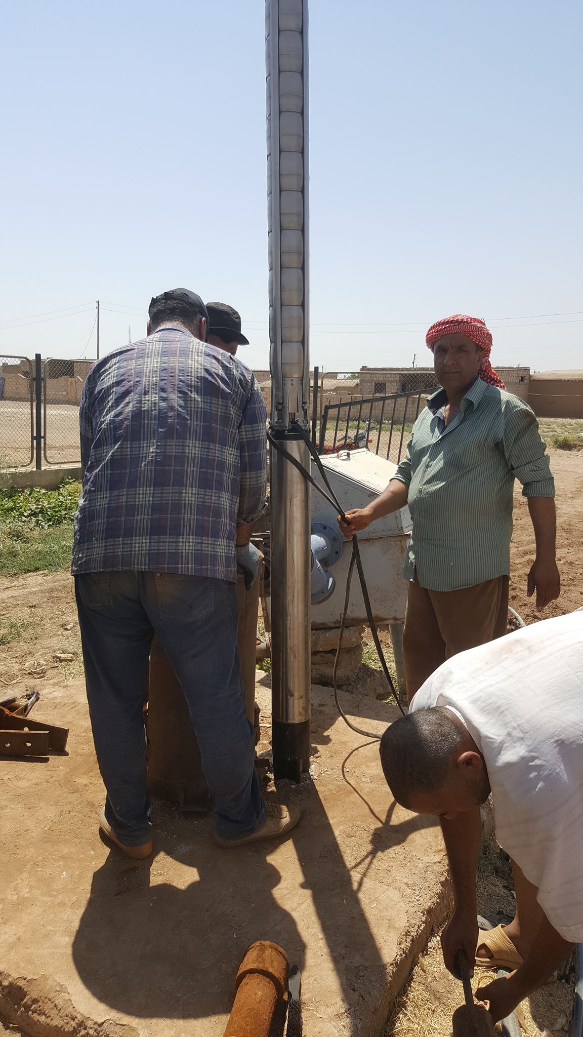 Water department in Tel Kocher Municipality reaches water to 130 houses in Hamo Kar