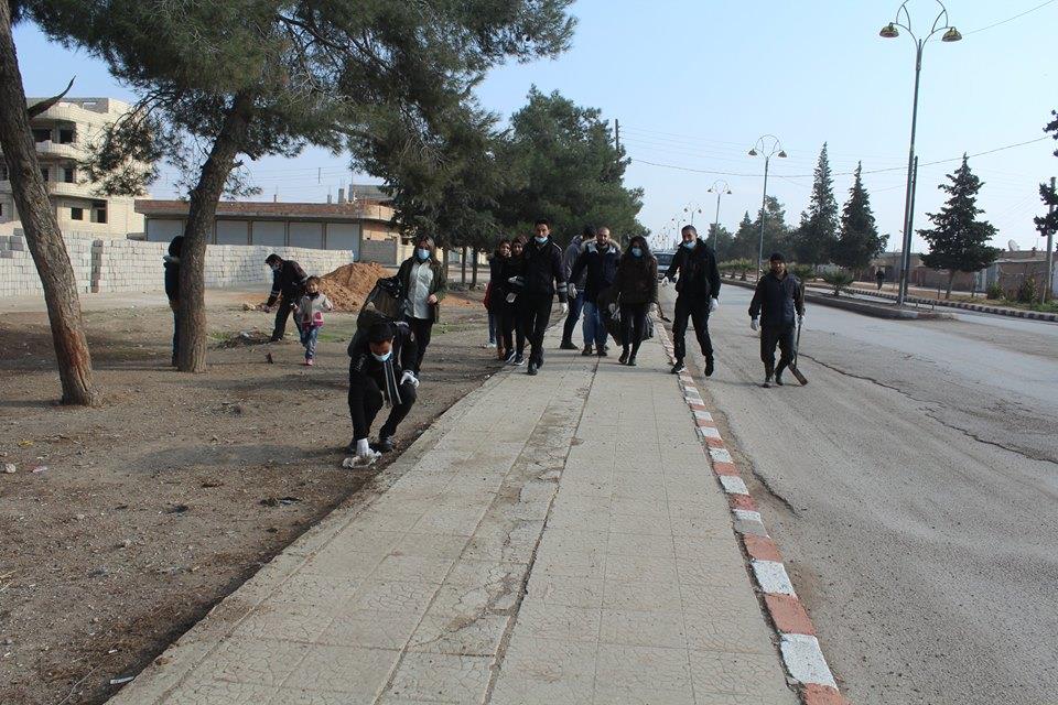 Under the logo of ( in order to keep our city clean , rise up ) , Terbi Sepi Municipality carries out a cleanliness campaign ….